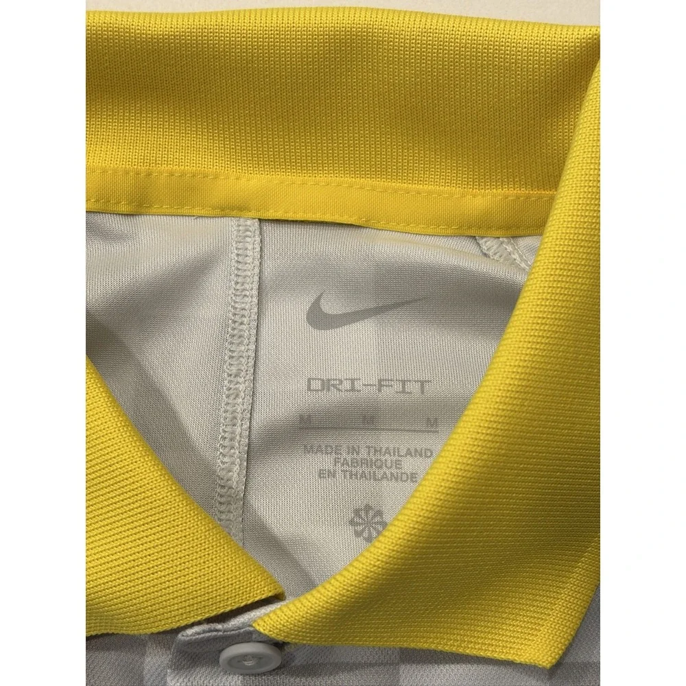 Nike Liverpool FC Victory Polo Shirt Mens M Dri-Fit FQ3127-077 Grey Checkered